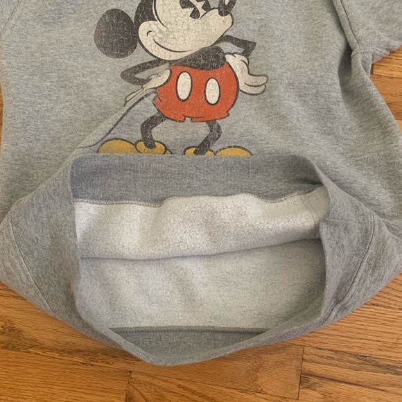 Disney Park Gray Mickey Mouse Kids Hoodie - Picture 4 of 7